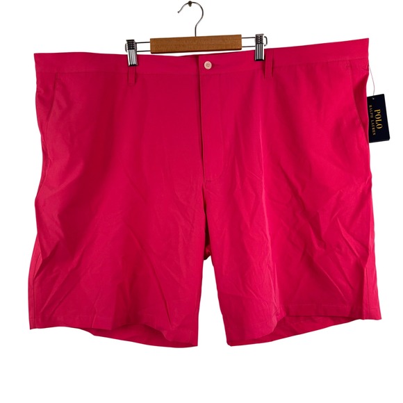Polo Ralph Lauren Shorts Mens 48B Pink Performance Stretch Golf Big & Tall NEW - Picture 2 of 8